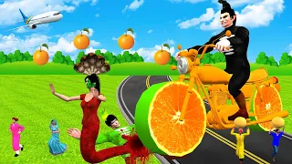 विशाल जादुई नारंगी बाइक कालिया नाग Giant Magical Orange Bike हिंदी कहानियां  3D Hindi Kahaniya