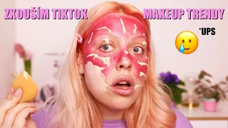 ZKOUŠÍM TIKTOK MAKEUP TRENDY *ups