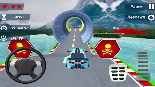 Mobil Balapan Monster Trucks Mega Ramp Extreme - Impossible Track Gameplay