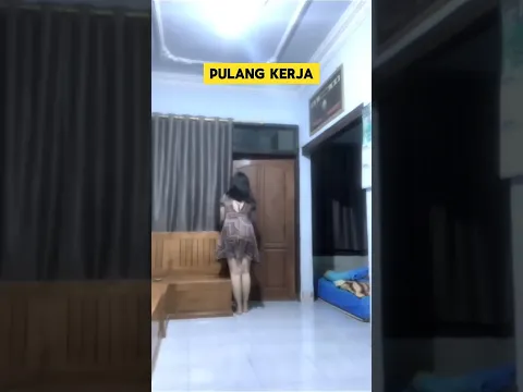 momen lucu ketika istri menyambut suaminya ‼️‼️ #ngakak #lucu #istri #kocak #suami #ketawa