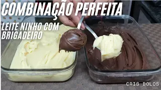 O MELHOR Bolo de Leite Ninho e Chocolate   A deliciosa combinação de recheios para seu Bolo