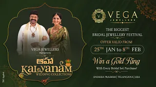 Aha Kalyanam Wedding Collections - Win a gold ring with every bridal set purchase!- Vega Jewellers