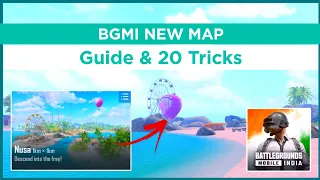 BGMI Nusa map Guide & Nusa map 20 tips & tricks