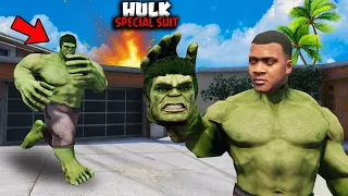 Franklin And Shinchan Stealing Most PowerFull Hulk Suit In GTA 5  | #gta5