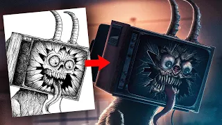 ¡TRANSFORMÉ 3 DIBUJOS EN ALGO INCREÍBLE!