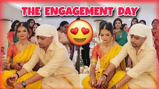 My ENGAGEMENT Day 🧿❤️| FACE REVEAL Of My FIANCE 👩‍❤️‍💋‍👨 | Big Fat Bihari Engagement Rituals 😍