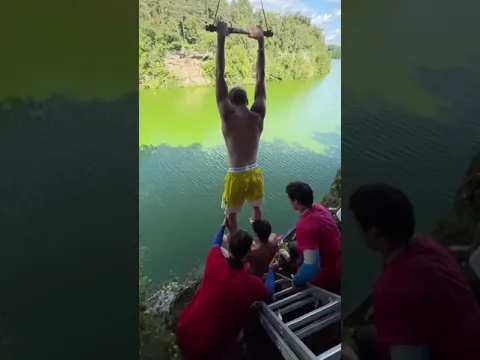 WOULD YOU TRY THIS TANDEM ZIPLINE?! 🔥