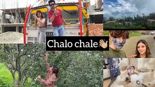 Shimla me humne kya kiya🙈| apple todna mana hai🥵