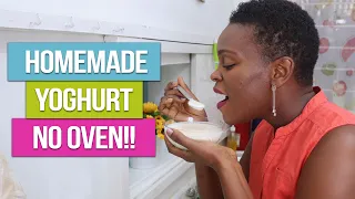 How I MAKE YOGHURT AT HOME Without An Oven | 6 Tips For THICKER Yoghurt!