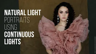 Natural Light Beauty Portraits Using Continuous Lights // Nanlite PavoTube 2