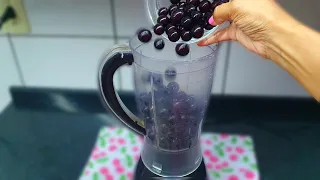 JABUTICABA assim você NUNCA viu !!! É só bater no liquidificador e você vai me agradecer !!!