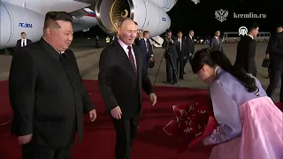 Russian President Putin in North Korea
