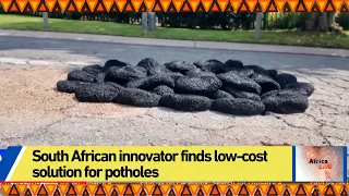 South African innovator finds low-cost solution for potholes