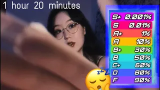 ASMR ONLY 0.001% CAN REACH S+ TIER WITHOUT SLEEPING 😴💤 1 hour 20 min INTENSE RELAXATION