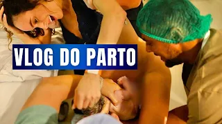 PARTO NATURAL A JATO - 8 min na sala de parto - VLOG DO DIA EM QUE LYLE NASCEU! | Naiumi Goldoni