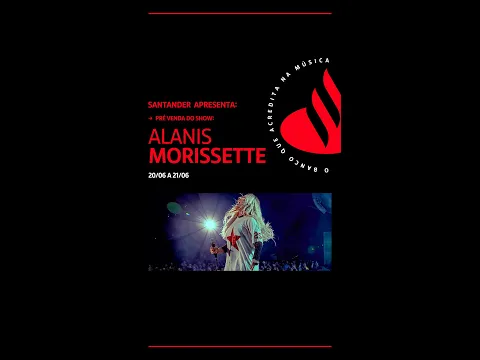 Pré-venda Alanis Morrissete