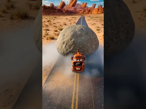 Tow Mater's BIGGEST Tow Job Ever in Radiator Springs! 🪨🚛 #TowMater #CarsToysMovies