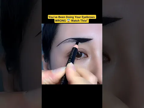 Perfect Brows in Seconds 😍 No Salon Needed! #makeup #diy #shorts #ytshorts #trending #viral #howto