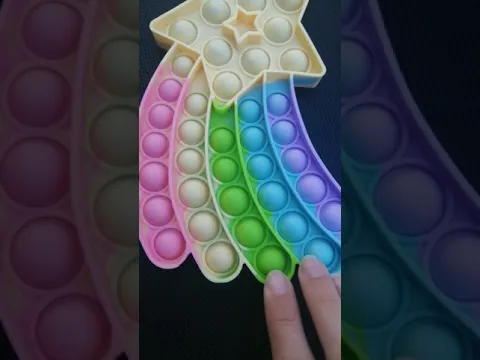 rainbow pop it fidget toy