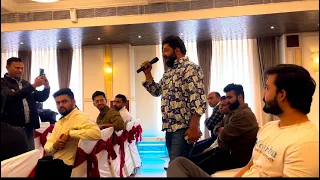 Sony ke event pe itne sare YouTubers  mil gaye 😅❤️ #sanchuactor #manavtuteja #viralvideo