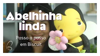 DIY - ABELHINHA Enfeite de Mesa em BISCUIT - Sah Passa o Passo