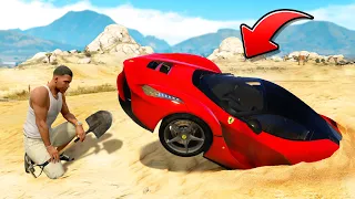 Encontre COCHES ENTERRADOS en GTA 5