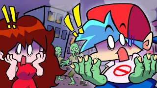 BOYFRIEND TURNS INTO A ZOMBIE?!  - Friday Night Funkin Animation