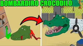 A TRISTE HISTÓRIA DE ORIGEM do BOMBARDIRO CROCODILO! e TRANSFORMAÇÃO dos ITALIAN BRAINROT!