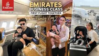 Emirates Business Class | First Flight Together |  Family Vlog | Sega Gurung