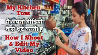 Setup Tour। How I Shoot & Edit My Cooking Video। Kitchen Tour🥰