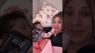 Intentamos que Navany durmiera sola en su habitación!!. Y así como así se fue. 😱🙊🤗