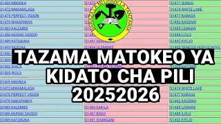 Matokeo ya Kidato cha pili Necta 2025/26 | Matokeo ya form Two FTNA Results...