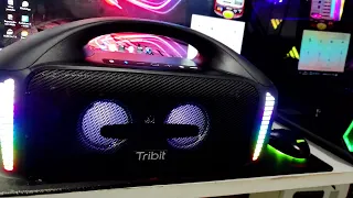 Tribit StormBOX Blast - TESTE DE SOM PESADÃO - TREME TUDO #tribit #jbl