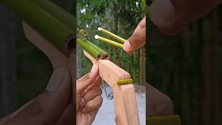 Crazy But Amazing Bamboo Slingshots #diy #bamboo