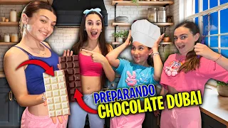 LÍO EN LA COCINA! PREPARAMOS NUESTRO PROPIO CHOCOLATE DE DUBAI
