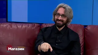 Димитар Апасиев во живо, во емисијата Магазин на ТВ Сител