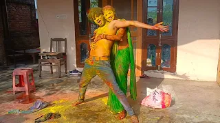 रंग लगाने का कैंटिशन Happy Holi 💕 @RKRajaniKaushal