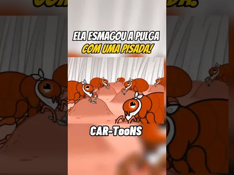 Ela esmagou a pulga ! #foryou #fypシ #viral #carton #cartoon #desenho #shortvideo #cenas #desenhos#fy