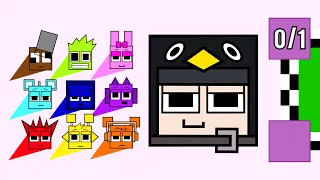 Square Sprunki VS GuguGaga Penguin Master League (Survival Race)