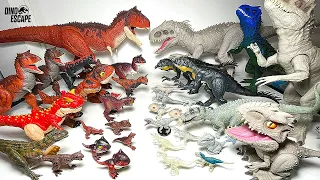 New Camp Cretaceous Carnotaurus vs Scorpios & Indominus Rex! Jurassic World Collection Toys Battle