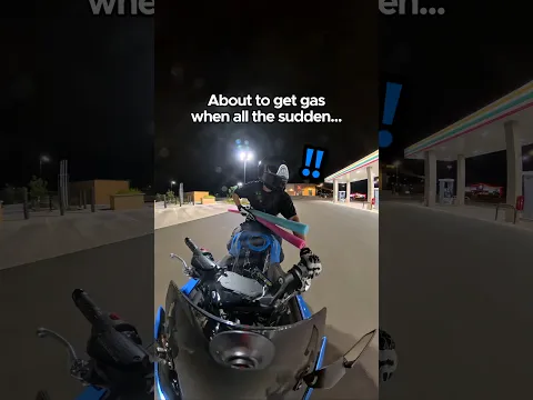 pool party at gas station??.....#biker #motorcycle