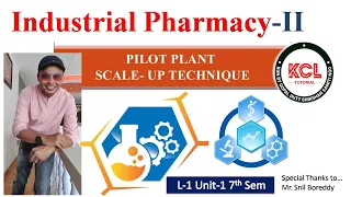 Pilot Plant Scale Up Technique  Objective & General Consideration L-1 Unit-1 Industrial Pharmacy-II