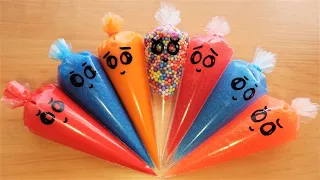 Making Slime with Piping Bags ! Most Satisfying Slime Video ! Part 39