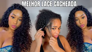 MINHA PRIMEIRA LACE HUMANA CACHEADA ✨🩷 Aplicação + Review | Arrasem com @UlaHair 💁🏽‍♀️