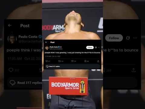 Paulo Costa Is On Another Level🗿(@ufc)
