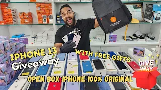Giveaway of iPhone 13 and Open Box Category iPhones with Gifts | JJ Communication