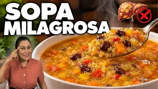 Adíos Hígado Graso, Colesterol, Trigliceridos, Anemia. SOPA DE LA MILPA CON QUINOA. Fibra Poderosa