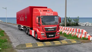 Truck vs speed bump #beamngdrive