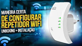 DEU RUIM? REPETIDOR DE SINAL WIFI BARATO, VALE A PENA? UNBOXING + INSTALAÇÃO (PASSO A PASSO)