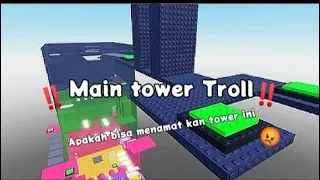 MAIN TOWER TROLL, WHITE @Nia_Aj4, BISA GK YA NAMTINYA🤔, ROBLOX INDONSYA,